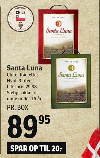 SPAR Santa Luna tilbud