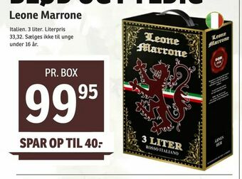 SPAR Leone Marrone tilbud