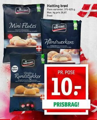 SPAR Hatting brød tilbud