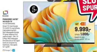 Panasonic Center Panasonic 48/55“ 4k oled tv tilbud