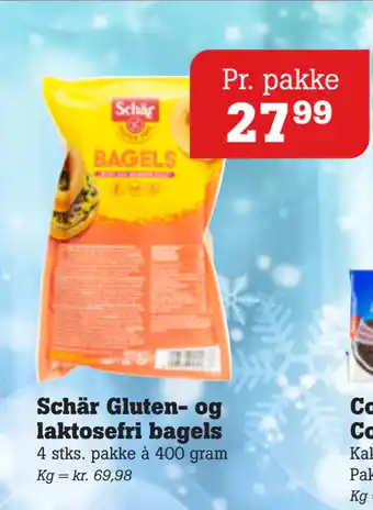 Poetzsch Padborg Schär gluten- og laktosefri bagels tilbud