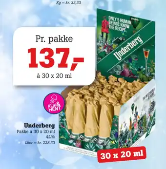 Poetzsch Padborg Underberg tilbud