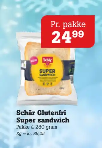 Poetzsch Padborg Schär glutenfri super sandwich tilbud