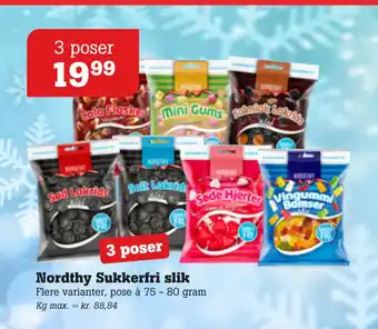 Poetzsch Padborg Nordthy sukkerfri slik tilbud