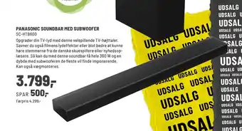 Panasonic Center Panasonic soundbar med subwoofer tilbud