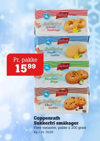 Poetzsch Padborg Coppenrath sukkerfri småkager tilbud
