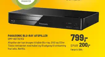 Panasonic Center Panasonic blu-ray afspiller tilbud