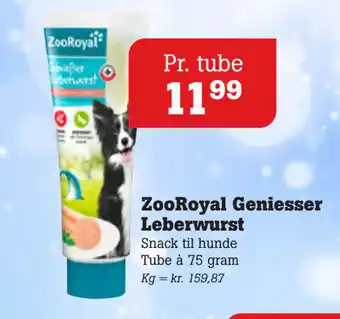 Poetzsch Padborg Zooroyal geniesser leberwurst tilbud