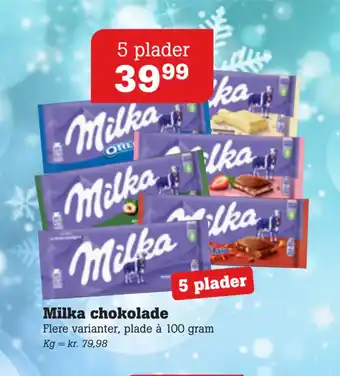 Poetzsch Padborg Milka chokolade tilbud