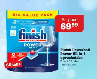 Poetzsch Padborg Finish powerball power all in 1 opvasketabs tilbud