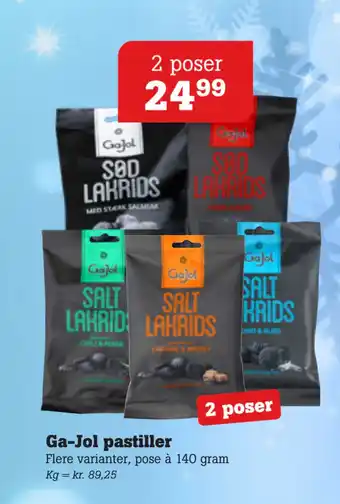Poetzsch Padborg Ga-jol pastiller tilbud