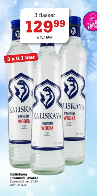 Poetzsch Padborg Kaliskaya premium wodka tilbud