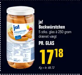 Poetzsch Padborg Ja! bockwürstchen tilbud