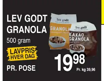 ABC Lavpris Lev godt granola tilbud