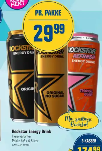 Otto Duborg Rockstar energy drink tilbud