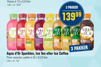 Otto Duborg Aqua d'or sparkles, ice tea eller ice coffee tilbud