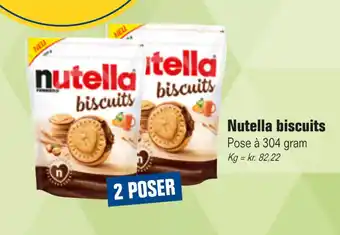 Otto Duborg Nutella biscuits tilbud