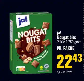 Otto Duborg Ja! nougat bits tilbud