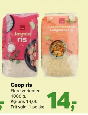 Kvickly Coop ris tilbud