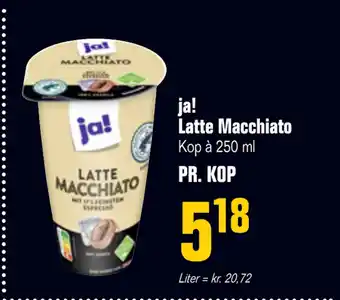 Otto Duborg Ja! latte macchiato tilbud