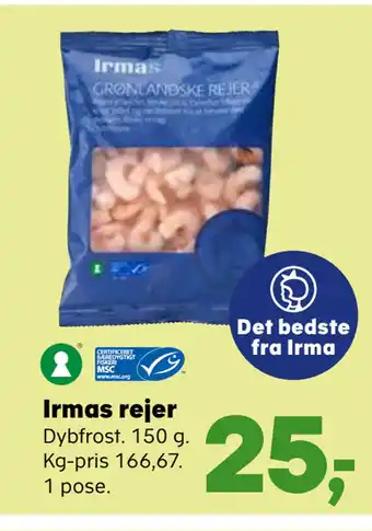 Kvickly Irmas rejer tilbud