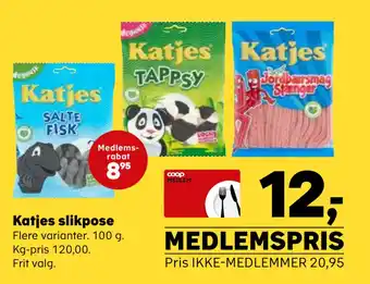 Kvickly Katjes slikpose tilbud