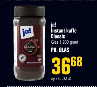 Otto Duborg Ja! instant kaffe classic tilbud