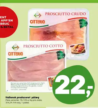 Kvickly Italiensk produceret pålæg tilbud