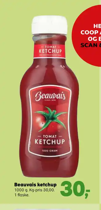 Kvickly Beauvais ketchup tilbud