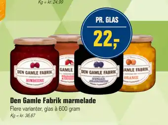 Otto Duborg Den gamle fabrik marmelade tilbud