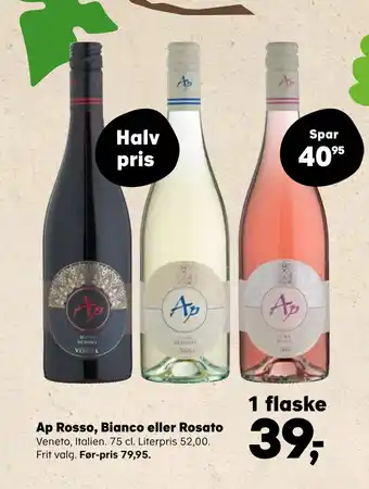 Kvickly Ap rosso, bianco eller rosato tilbud