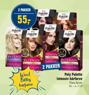 Otto Duborg Poly palette intensiv hårfarve tilbud