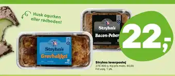 SuperBrugsen Stryhns leverpostej tilbud