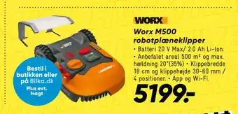 Bilka Worx m500 robotplæneklipper tilbud