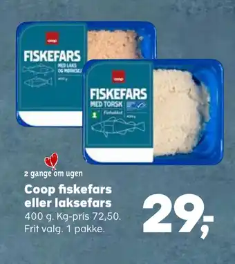 Coop fiskefars eller laksefars