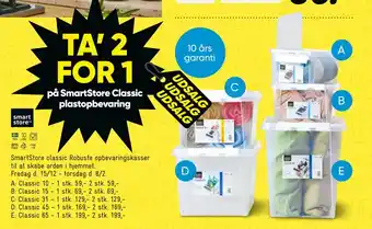 Bilka Ta’ 2 for 1 på smartstore classic plastopbevaring tilbud