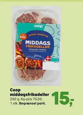SuperBrugsen Coop middagsfrikadeller tilbud