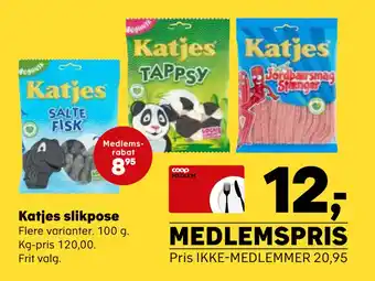 SuperBrugsen Katjes slikpose tilbud