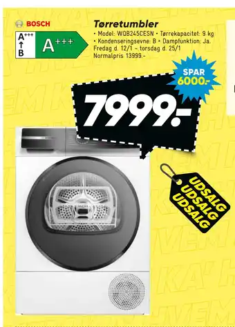 Bilka Tørretumbler tilbud