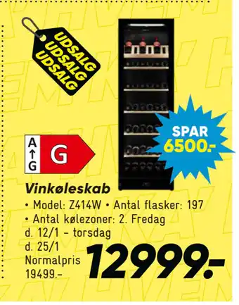 Bilka Vinkøleskab tilbud