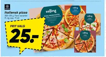 Bilka Italiensk pizza tilbud