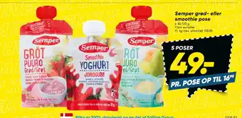 Bilka Semper grød- eller smoothie pose tilbud