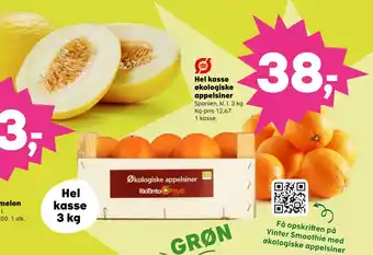 SuperBrugsen Hel kasse økologiske appelsiner tilbud