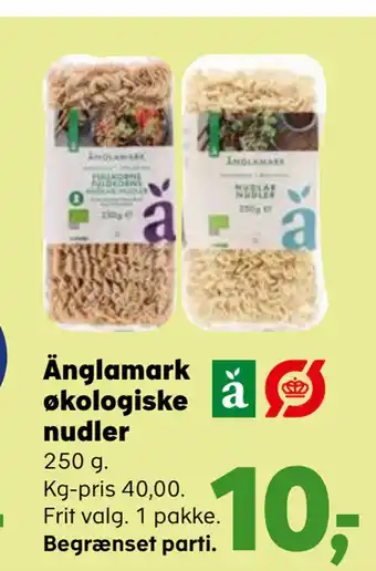 Änglamark økologiske nudler