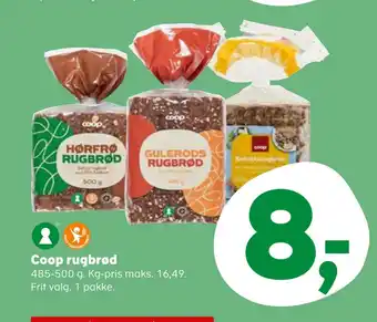 SuperBrugsen Coop rugbrød tilbud