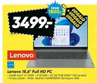 Bilka Lenovo 15,6 full hd pc tilbud