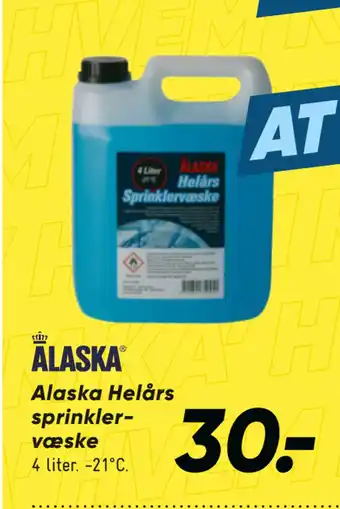 Alaska helårs sprinklervæske