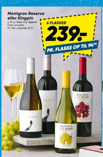 Bilka Montgras reserva eller kingpin tilbud