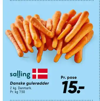 Bilka Danske gulerødder tilbud