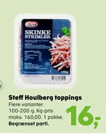 SuperBrugsen Steff houlberg toppings tilbud